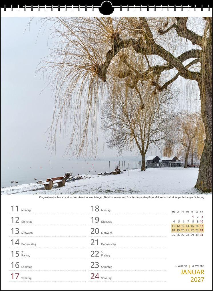 Weitere Ansicht: Zwei-Wochenplaner Bodensee 2027