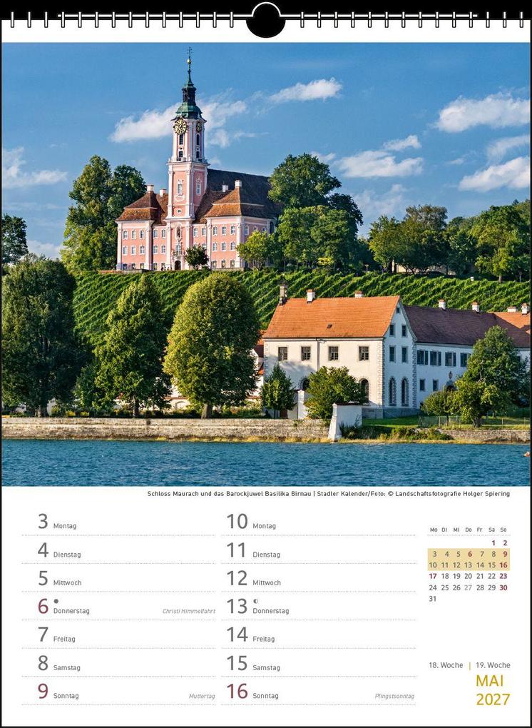 Weitere Ansicht: Zwei-Wochenplaner Bodensee 2027