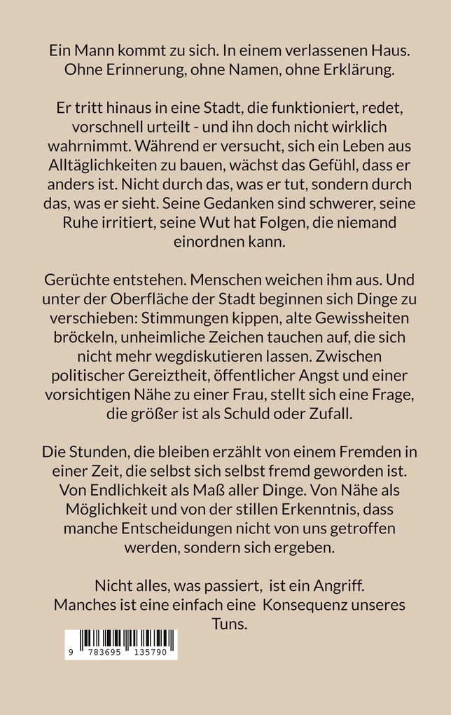 Weitere Ansicht: Die Stunden, die bleiben | Jörg Polster