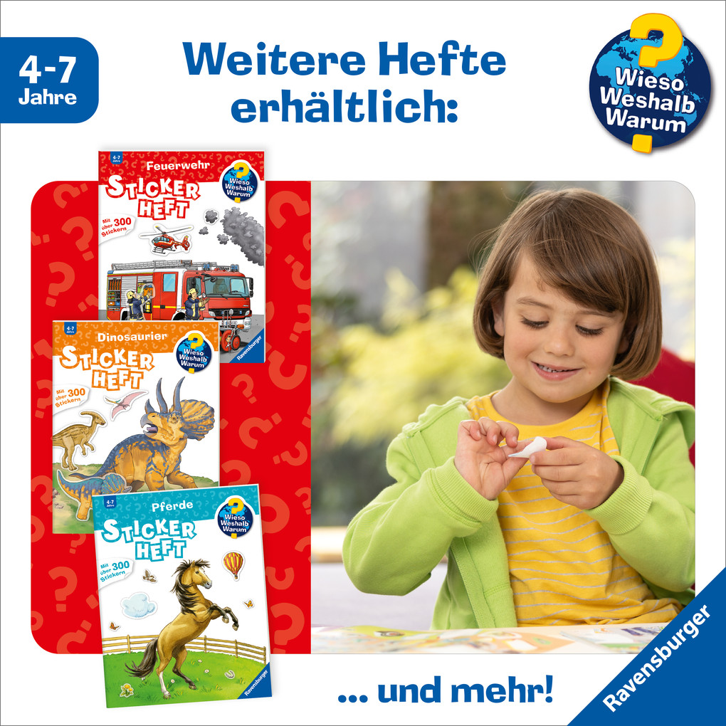 Weitere Ansicht: Wieso? Weshalb? Warum? Stickerheft - Meerestiere