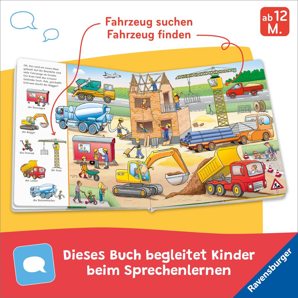 Weitere Ansicht: Mein erstes Sachen suchen Wimmelbuch: Fahrzeuge | Maria Höck