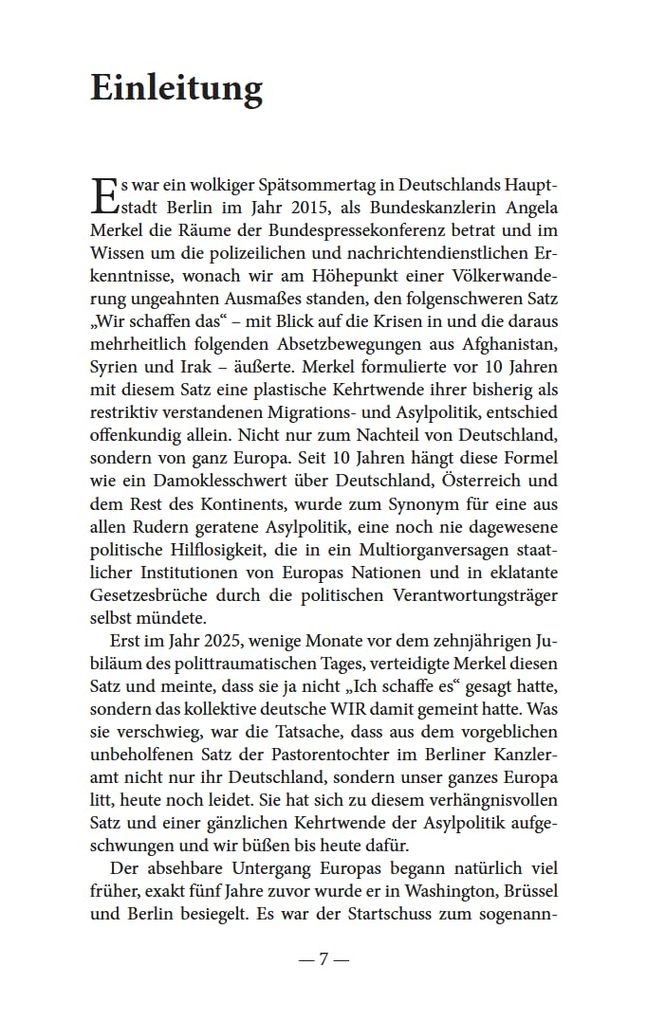 Weitere Ansicht: Merkels Werk - Unser Untergang | Gerald Grosz