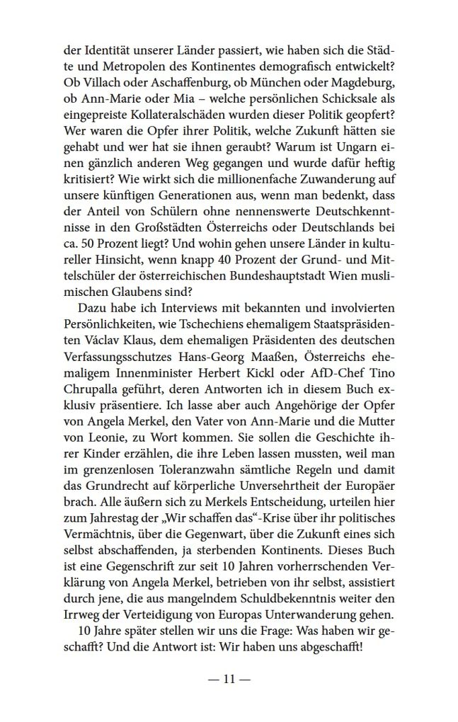 Weitere Ansicht: Merkels Werk - Unser Untergang | Gerald Grosz