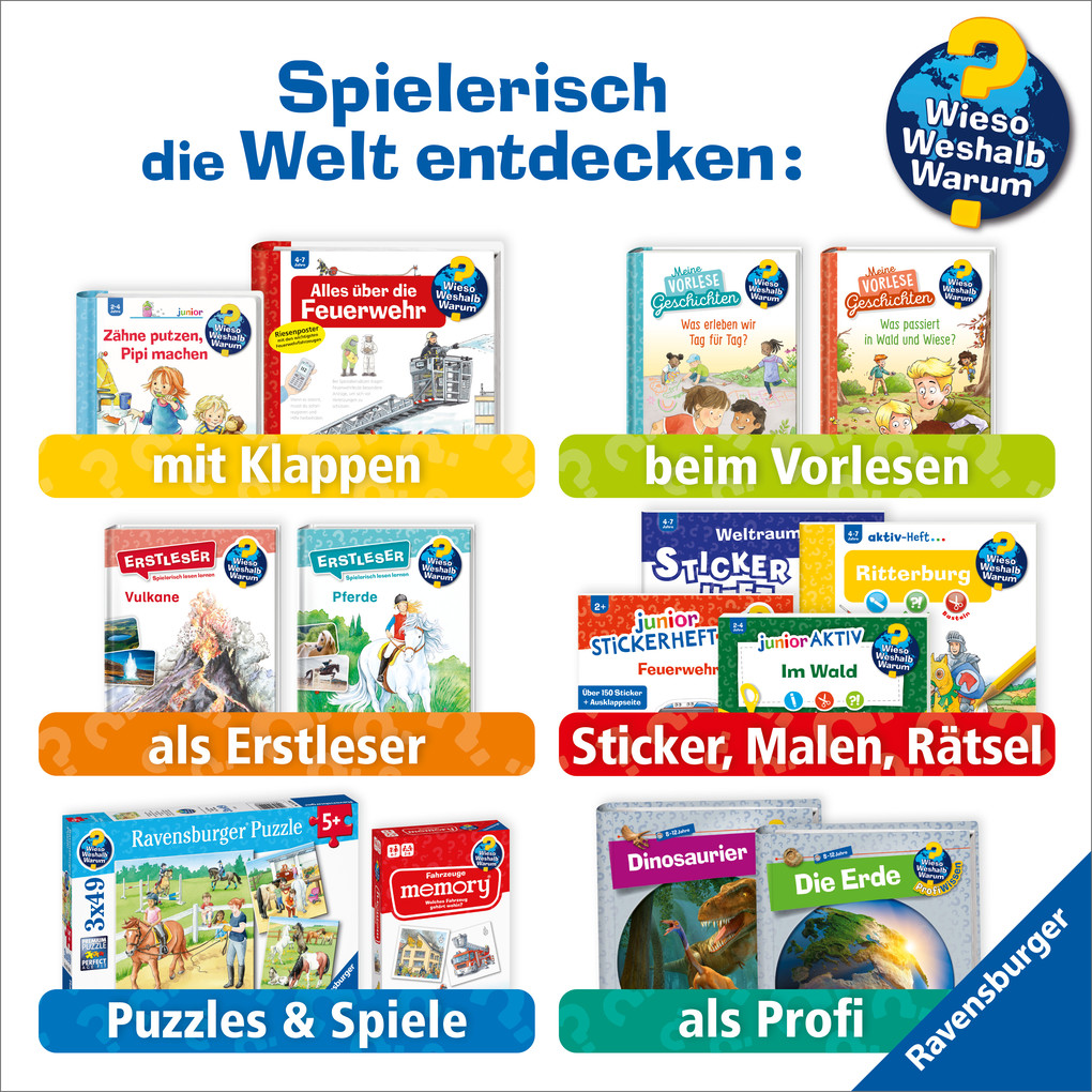 Weitere Ansicht: Wieso? Weshalb? Warum? junior Stickerheft - Bauernhof