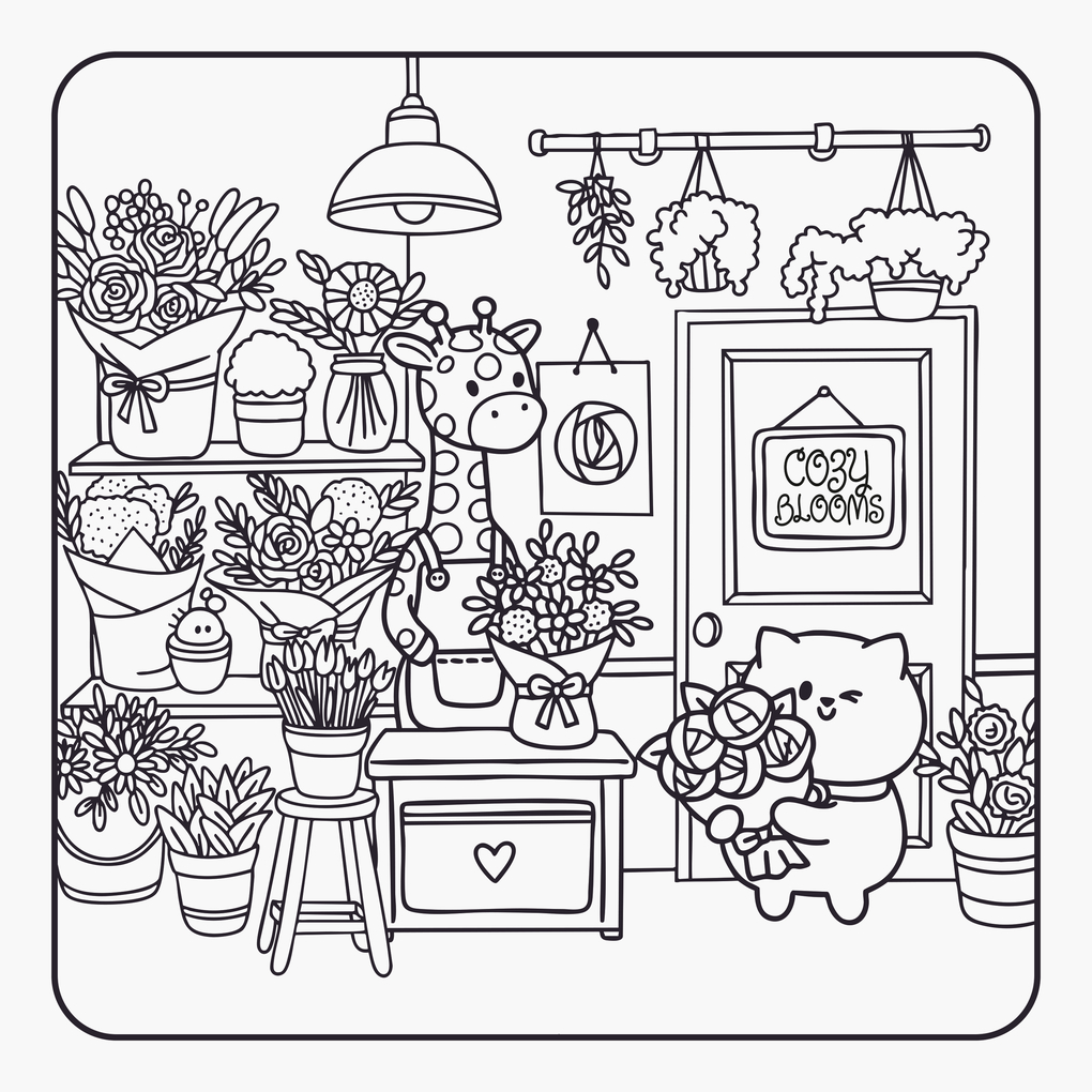 Weitere Ansicht: Cozy Coloring - Around Town