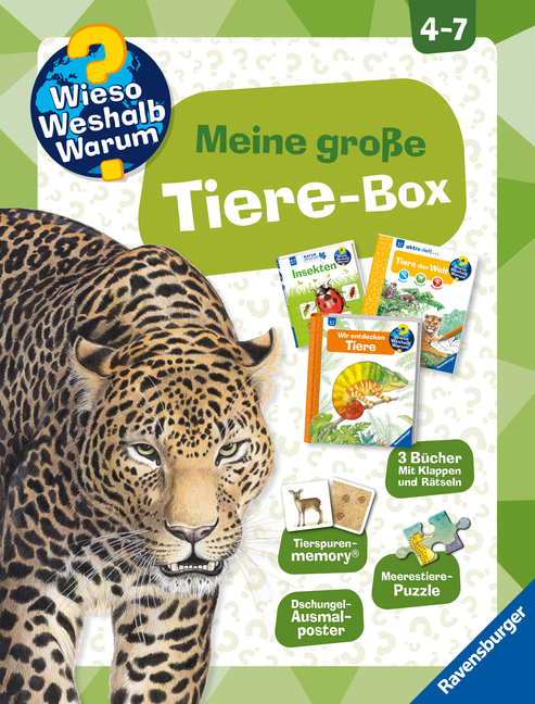 Weitere Ansicht: Wieso? Weshalb? Warum? - Meine große Tiere-Box | Susanne Gernhäuser