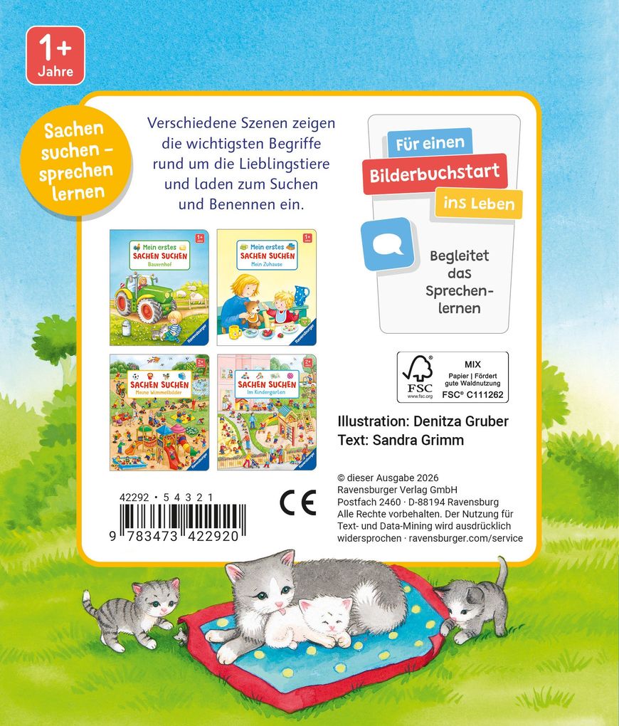 Weitere Ansicht: Mein erstes Sachen suchen: Lieblingstiere | Sandra Grimm