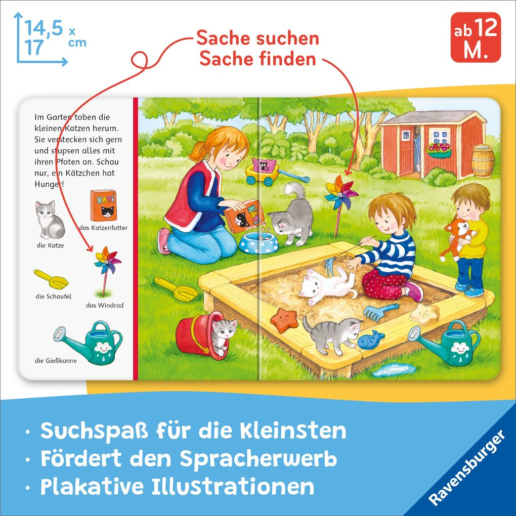 Weitere Ansicht: Mein erstes Sachen suchen: Lieblingstiere | Sandra Grimm