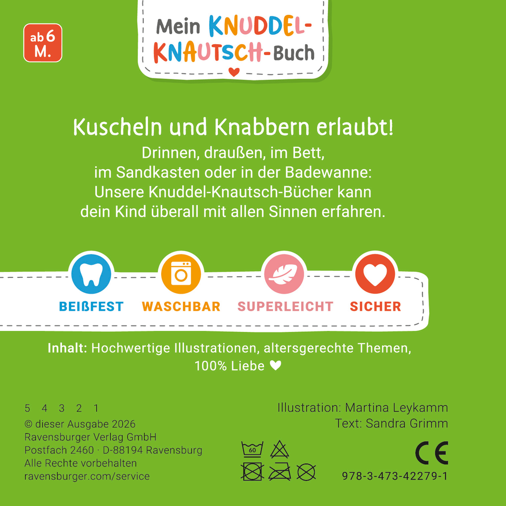 Weitere Ansicht: Mein Knuddel-Knautsch-Buch: Mein Bauernhof | Sandra Grimm