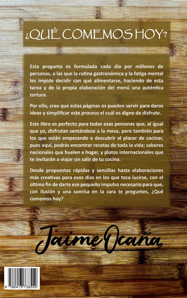 Weitere Ansicht: Qué comemos hoy? | Jaime Ocaña Casanova