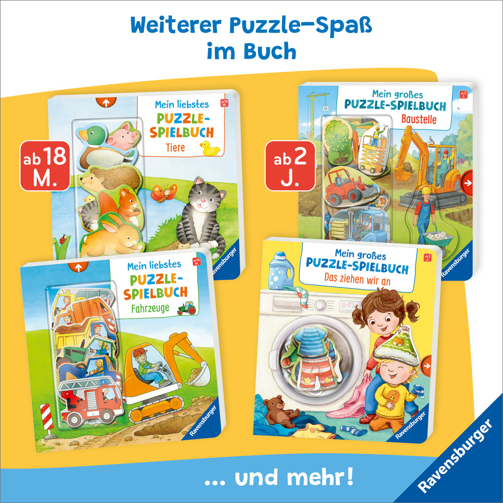 Weitere Ansicht: Mein großes Puzzle-Spielbuch - Wir kaufen ein | Mila Rulff