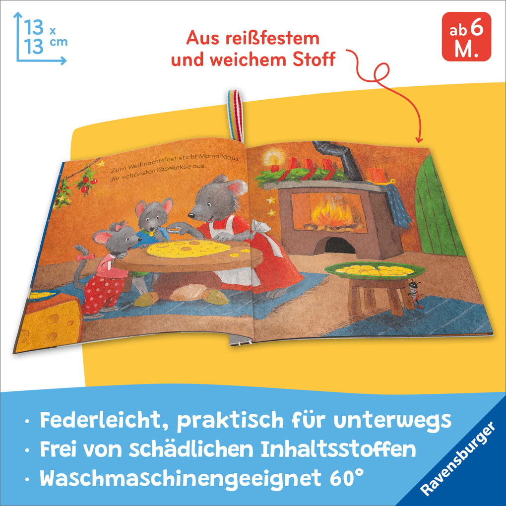 Weitere Ansicht: Mein Knuddel-Knautsch-Buch: Frohe Weihnachten! | Sandra Grimm