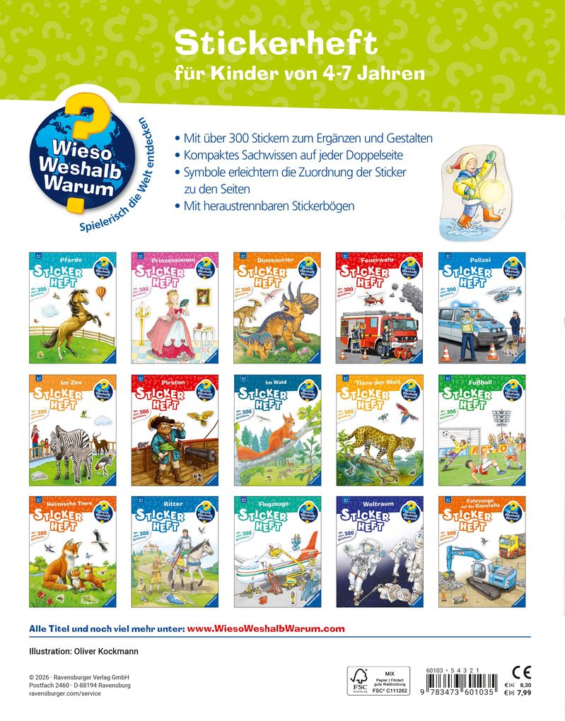 Weitere Ansicht: Wieso? Weshalb? Warum? Stickerheft - Jahreszeiten