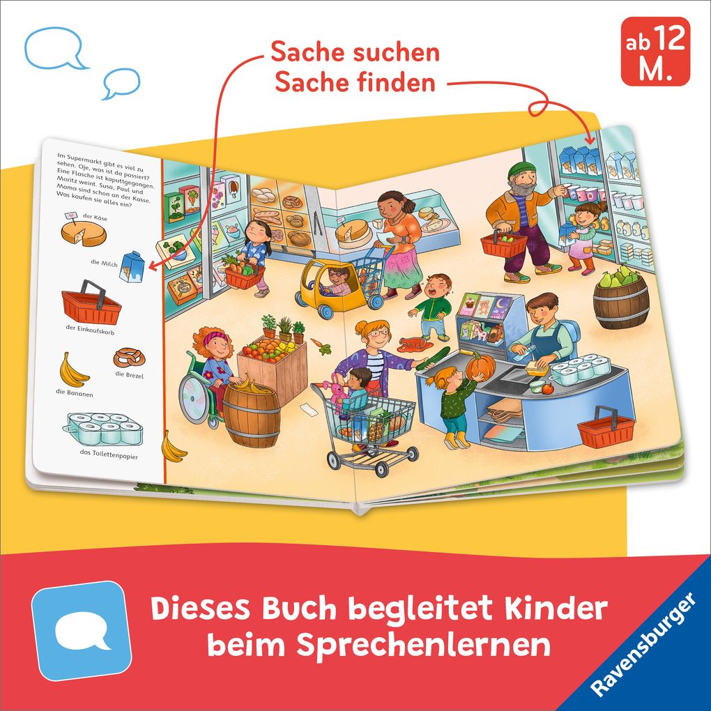 Weitere Ansicht: Mein erstes Sachen suchen Wimmelbuch: Meine Welt | Maria Höck