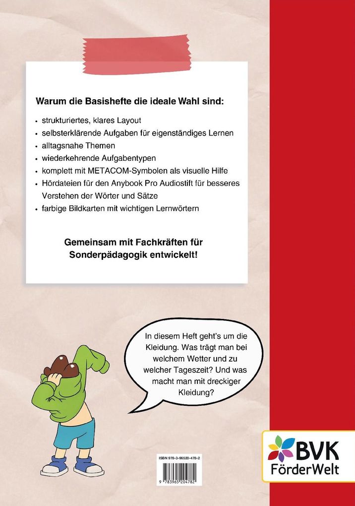 Weitere Ansicht: Basisheft Kleidung | Alex Gießen