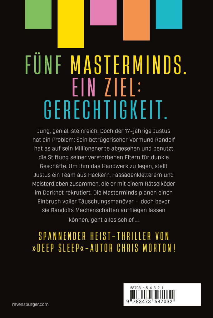 Weitere Ansicht: Masterminds, Band 1 - Der Darknet-Köder | Chris Morton