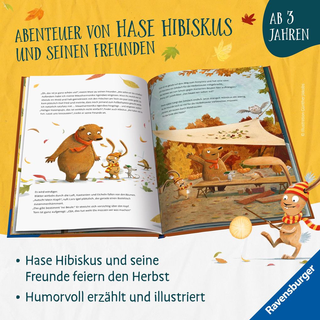 Weitere Ansicht: Hase Hibiskus und die Herbstsause | Andreas König