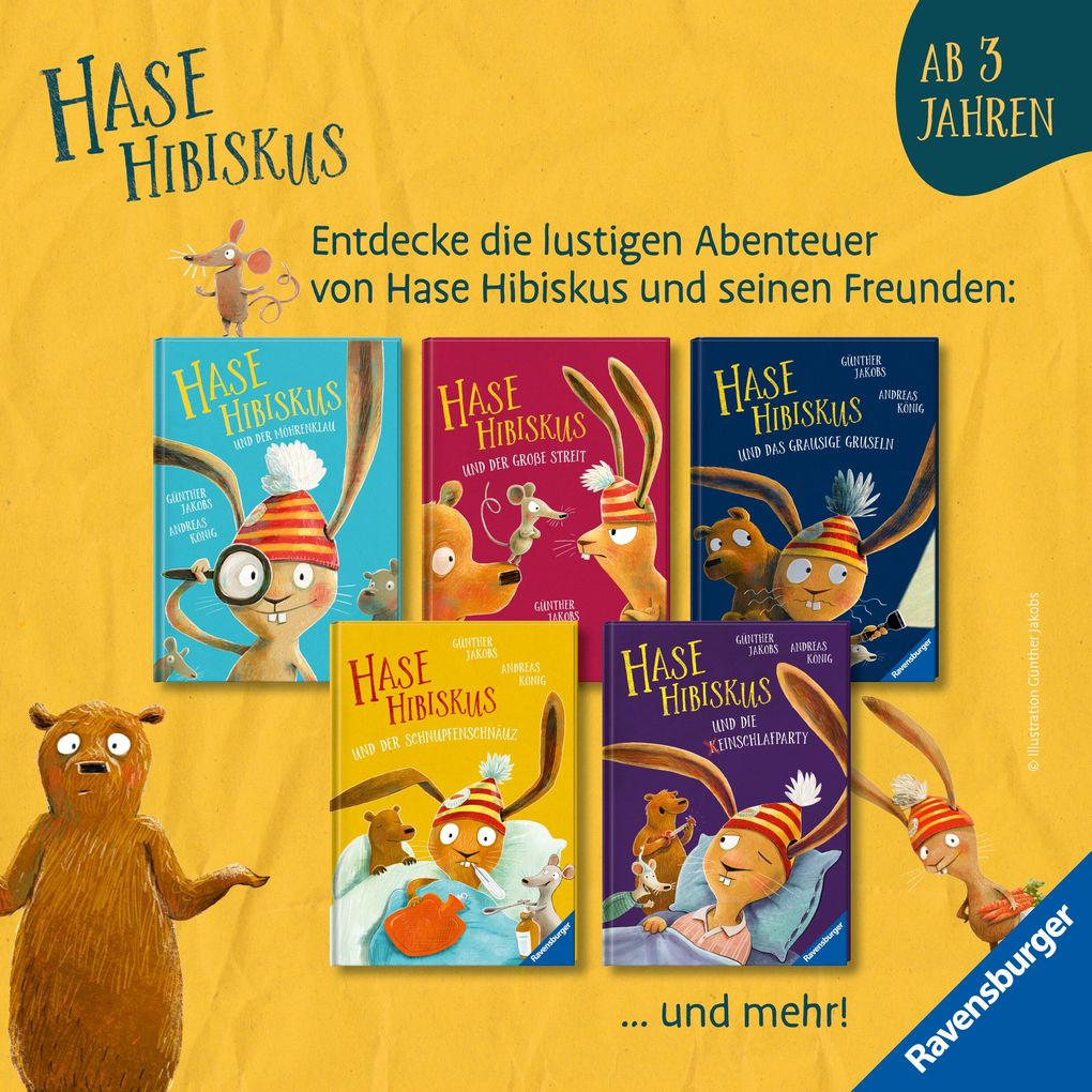 Weitere Ansicht: Hase Hibiskus und die Herbstsause | Andreas König