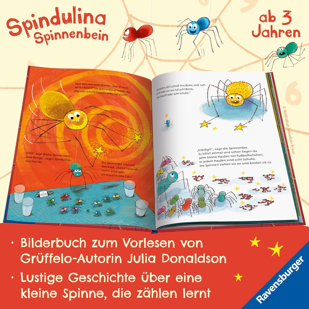 Weitere Ansicht: Spindulina Spinnenbein | Julia Donaldson