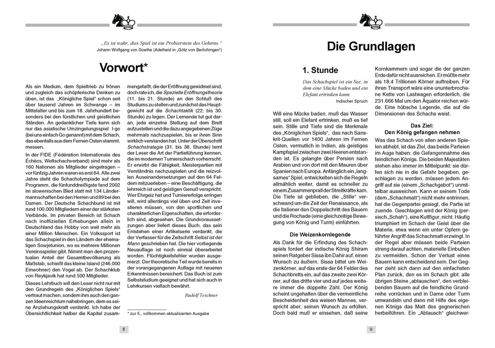 Weitere Ansicht: Schach in 40 Stunden | Rudolf Teschner