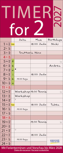 Produktbild: Timer for 2 Lifestyle 2027