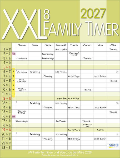 Produktbild: XXL Family Timer 8 2027