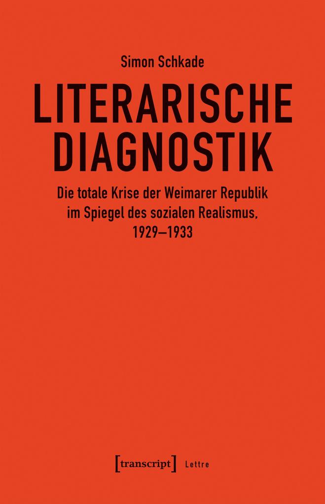 Produktbild: Literarische Diagnostik | Simon Schkade