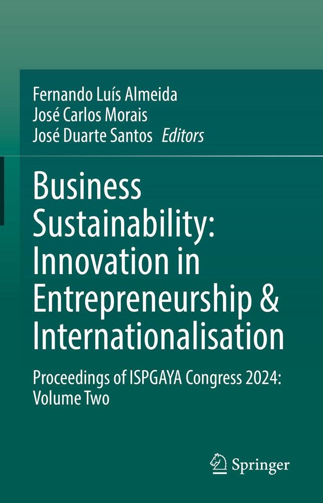 Produktbild: Business Sustainability: Innovation in Entrepreneurship & Internationalisation