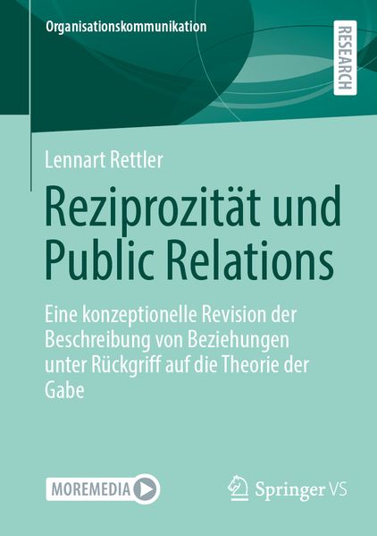 Produktbild: Reziprozität und Public Relations | Lennart Rettler