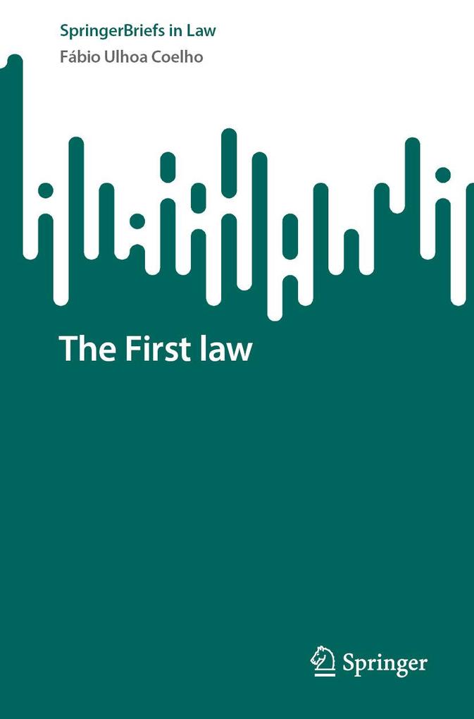 Produktbild: The First law | Fábio Ulhoa Coelho