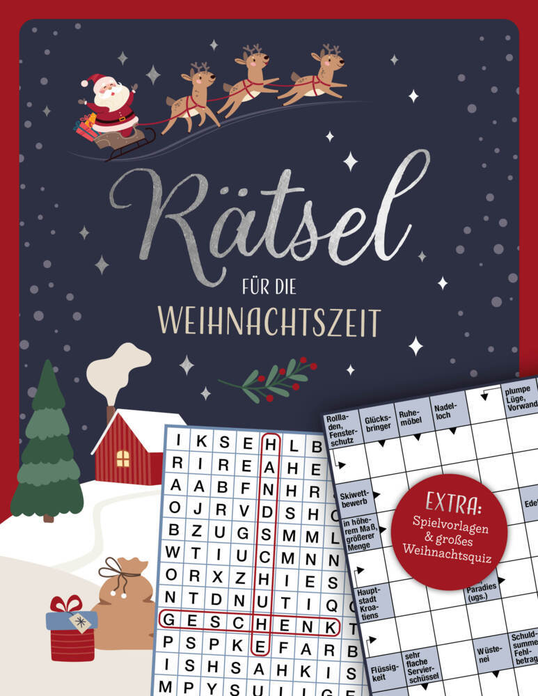 Produktbild: Rätsel für die Weihnachtszeit I Rätselbuch für Erwachsene