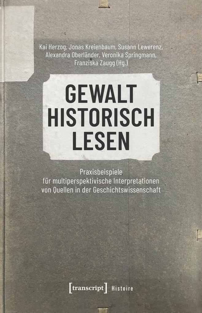 Produktbild: Gewalt historisch lesen