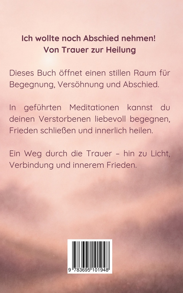 Weitere Ansicht: Ich wollte noch Abschied nehmen! | Johanna Licht