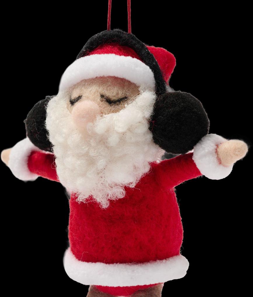 Weitere Ansicht: Weihnachtswunderland, Dekofigur 'Rock 'n' Roll Santa'