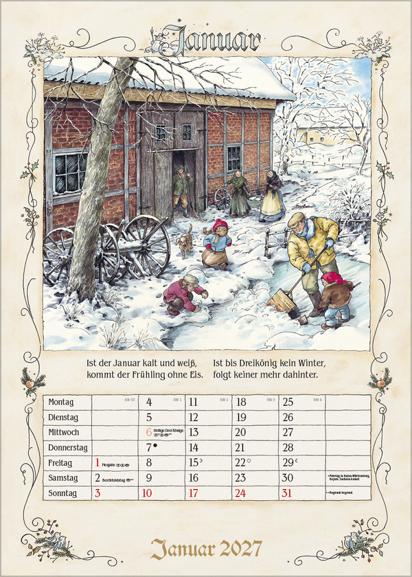 Weitere Ansicht: Bauernkalender 2027