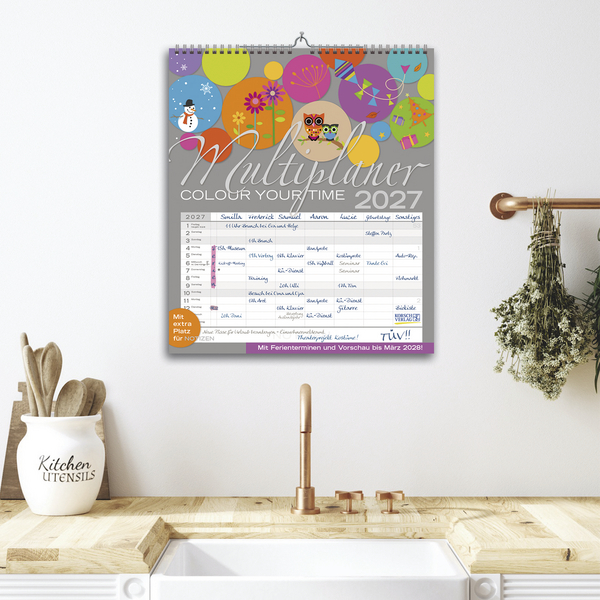 Weitere Ansicht: Multiplaner - Colour your time 2027