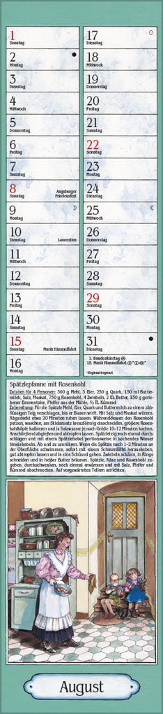 Weitere Ansicht: Aus Großmutters Küche Langplaner 2027