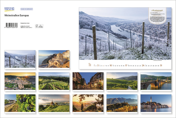 Weitere Ansicht: Weinstraßen Europas 2027