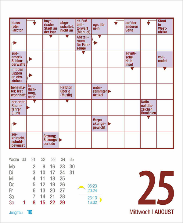 Weitere Ansicht: Kreuzworträtsel 2027