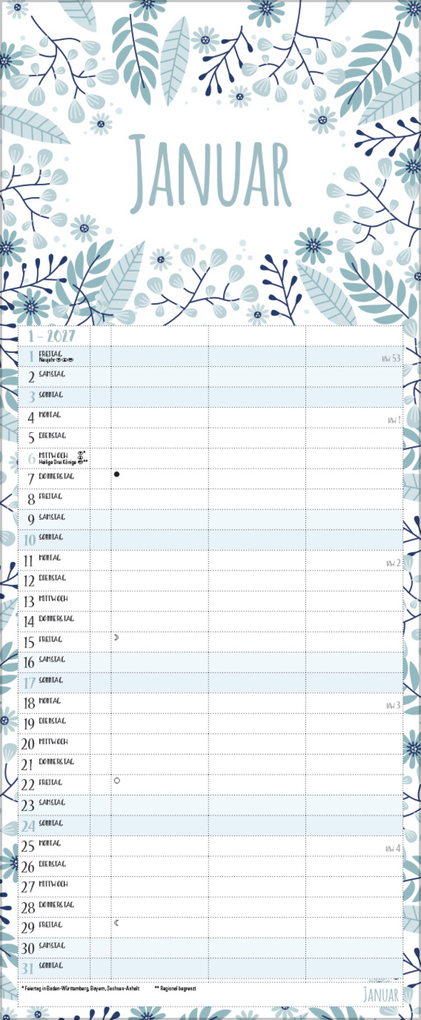 Weitere Ansicht: Natural Art Timer für 2 Recyclingpapier 2027