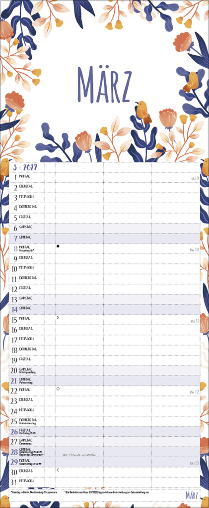 Weitere Ansicht: Natural Art Timer für 2 Recyclingpapier 2027