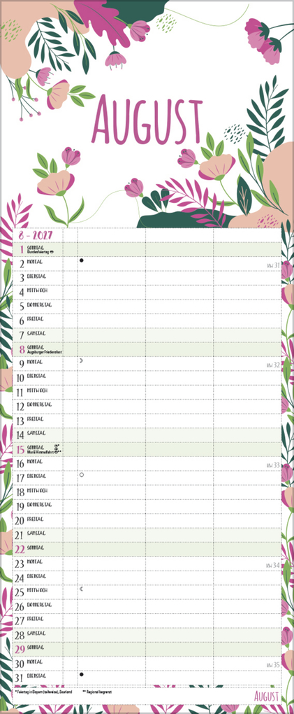 Weitere Ansicht: Natural Art Timer für 2 Recyclingpapier 2027