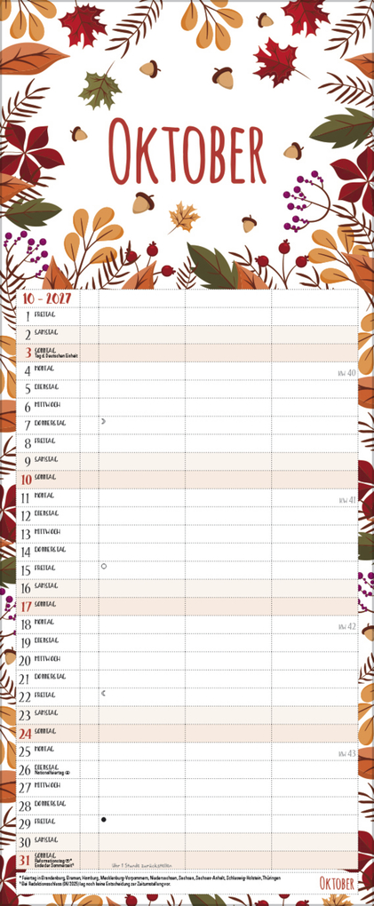 Weitere Ansicht: Natural Art Timer für 2 Recyclingpapier 2027