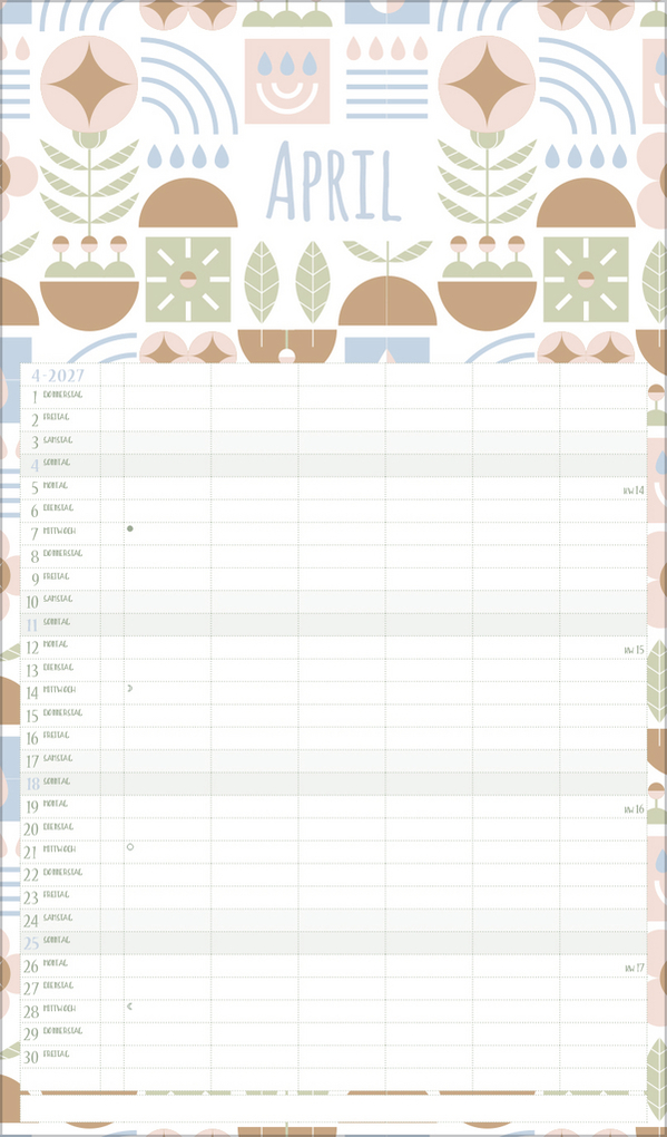 Weitere Ansicht: Familienplaner Recyclingpapier 2027