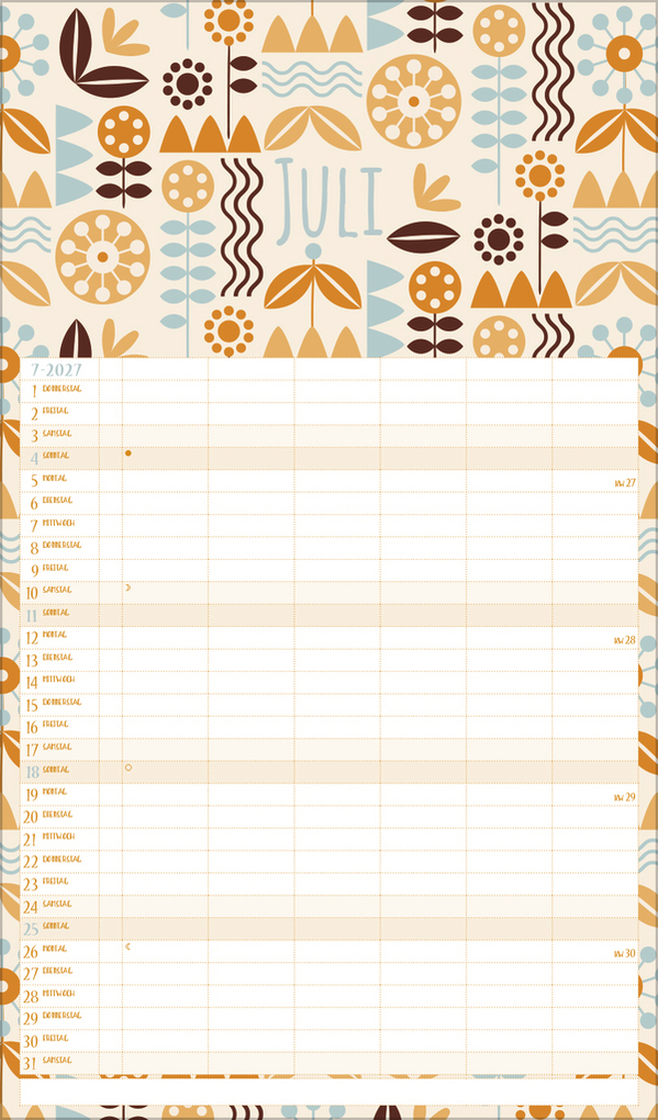 Weitere Ansicht: Familienplaner Recyclingpapier 2027