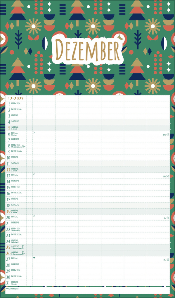 Weitere Ansicht: Familienplaner Recyclingpapier 2027
