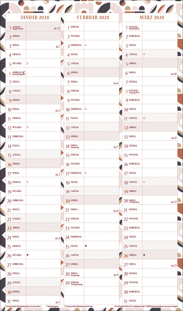 Weitere Ansicht: Familienplaner Recyclingpapier 2027
