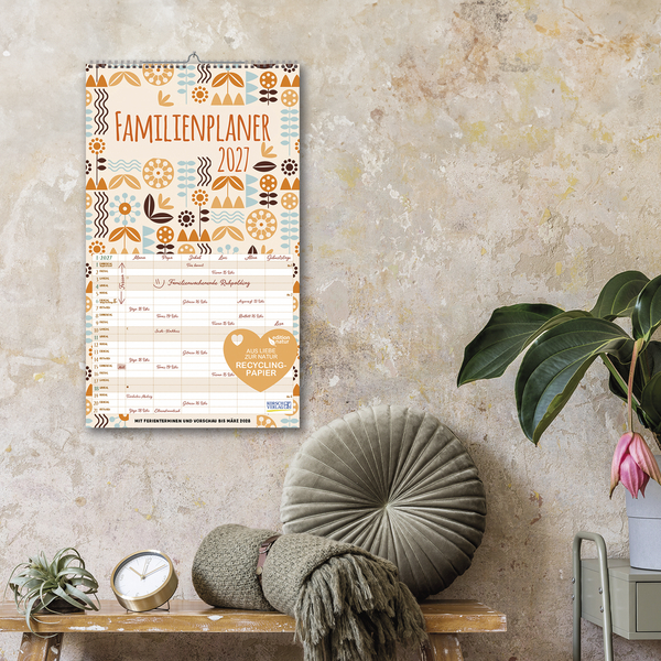 Weitere Ansicht: Familienplaner Recyclingpapier 2027