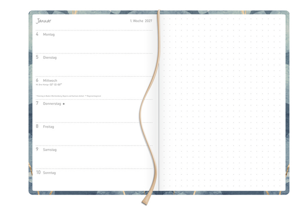 Weitere Ansicht: Terminkalender Classic Timer Pink Flowers 2027