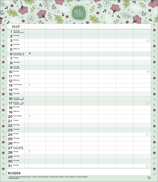 Weitere Ansicht: Multiplaner - Gute Laune 2027